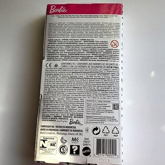 BARBIE CLOTHES BLACK DENIM JUMPER AND ANIMAL PRINT TOP, 2 ACCESSORIES - Picture 6 of 6